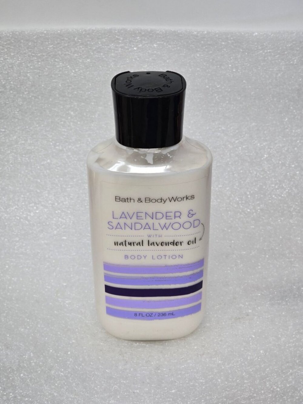Bath & Body Works Lavender & Sandalwood Body Lotion Natural Lavender Oil 8 Fl Oz